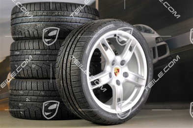 18" Boxster S Winterräder Satz (Felgen mit Reifen), Felgen vorne 8J x 18 ET57 + hinten 9J x 18 ET43 + Reifen 235/40 ZR18 + 255/40 ZR18