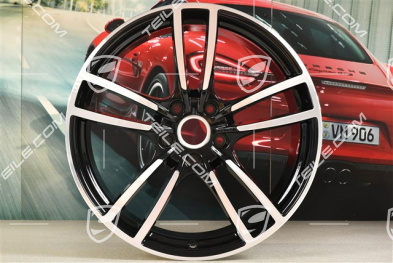 21-inch wheel rim, Cayenne Turbo, 11J x 21 ET58, black high gloss