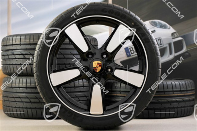 19-inch Cayman S "Sport Classic Look" summer wheel set, 8J x 19 ET57 + 9,5J x 19 ET45, tyres 235/40 ZR19 + 265/40 ZR19, without TPM