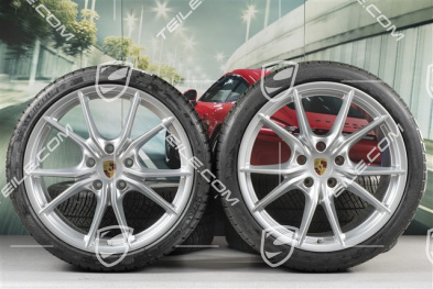 20" Winterräder Satz Carrera S (IV), Felgen 8,5J x 20 ET49 + 11J x 20 ET56 + NEUE Michelin Pilot Alpin PA4 N1 Winterreifen 245/35 R20 + 295/30 R20