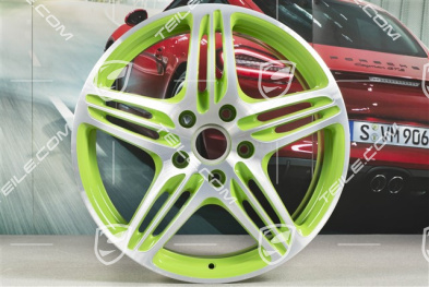 19" Felga "Turbo", 8,5J x 19 ET56, Lizard green