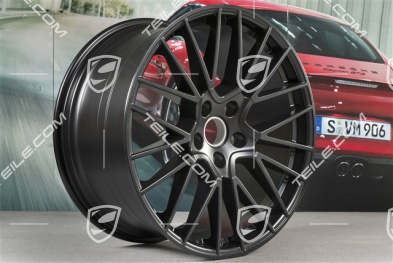 21" Felga Cayenne RS Spyder, 11J x 21 ET58, czarny satynowy półmat