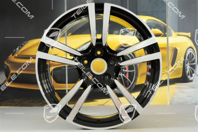 21-inch Turbo II wheel, 10J x 21 ET50, black high gloss