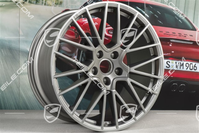 21-inch wheel rim, Cayenne RS Spyder, 11J x 21 ET58, Platinum satin mat