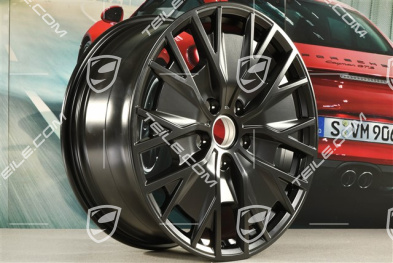 20" Felge Taycan Turbo S Aero Design, 9J x 20 ET54, in Schwarz Seidenmatt