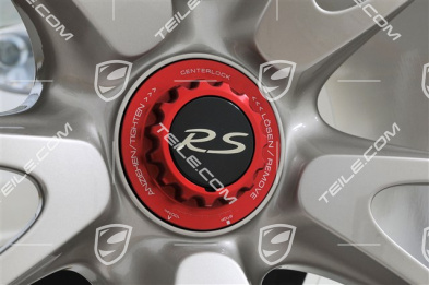 19-inch GT3RS II 4.0 / GT2RS wheel set, white gold metallic, front 9J x 19 ET47 + rear 12J x 19 ET48