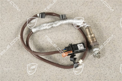 Oxygen sensor, in front of catalytic converter, Brown, Turbo, L
