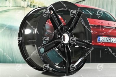 21" Felge Mission E Design, 9,5J x 21 ET60, schwarz hochglanz