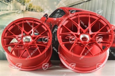 20"+21" GT3RS Felgen Satz, 10J x 20 ET45 + 13J x 21 ET31, Pyrored