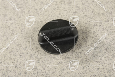 Rear spoiler control switch Knob, Satin black