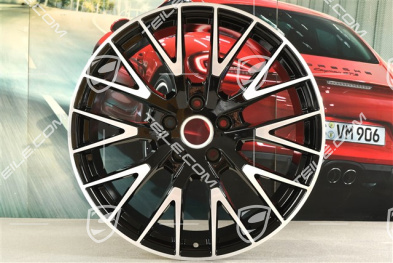 21" Felge Panamera Exclusive Design, 11,5J x 21 ET69, schwarz hochglanz