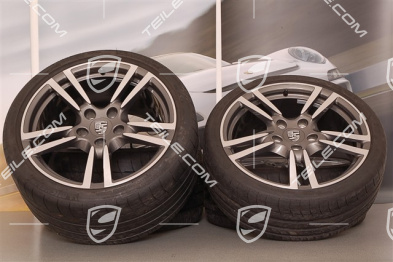 19" Komplet kół letnich Turbo II, felgi 8J x 19 ET57+11J x 19 ET 51 + opony letnie 235/35 ZR 19 + 305/30 ZR 19, bez TPMS