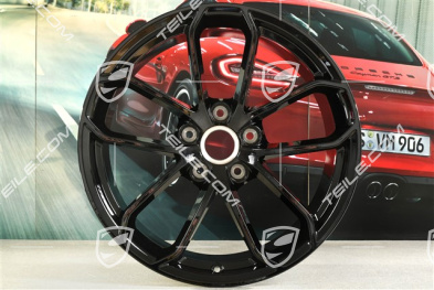 20-inch SPYDER wheel rim, 10,5J x 20 ET47, black high gloss