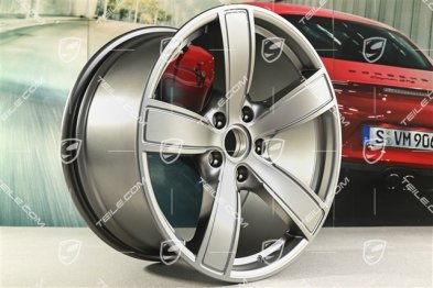 20" Felgensatz Carrera Sport, 8,5J x 20 ET57 + 10,5J x 20 ET51, in Platinum Seidenmatt