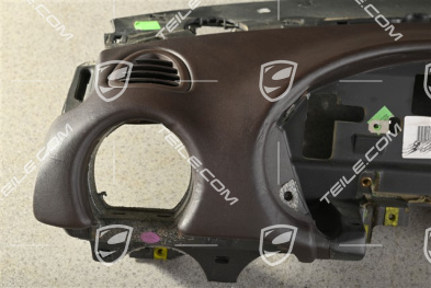 Dashboard, upper part, leather, Sport Chrono, cocoa,  damaged
