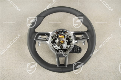 Basic steering wheel, Sport Chrono Package Plus, PDK, black