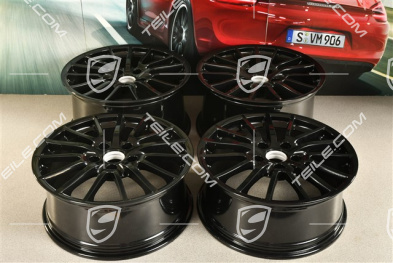 19" Komplet felg Sport Design, czarne, felgi 8J x 19 ET57 + 9,5J x 19 ET46
