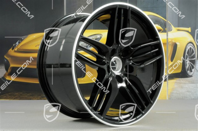 20" Felge, Sport Design, 11J x 20 ET52, schwarz hochglanz