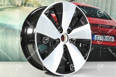 20" felga Macan 7,5J x 20 ET32, czarny wysoki połysk