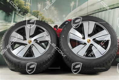 19" Taycan S winter wheel set, rims 8J x 19 ET50 + 10J x 19 ET47, Pirelli winter tyres 225/55 R19 + 275/45 R19