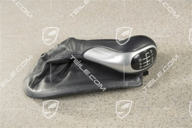 Schalthebelknopf, Sport-silver, Metropolblau, 6-Gang