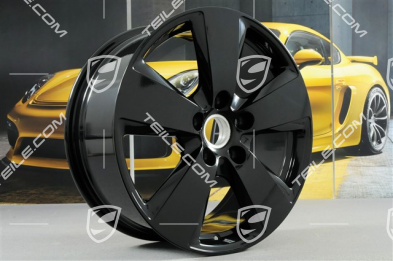 19-inch Cayenne wheel rim set, 8,5J x 19 ET47 + 9,5J x 19 ET54, black high gloss