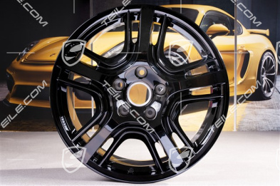 19-inch Panamera Design wheel, 9J x 19 ET60, black high gloss