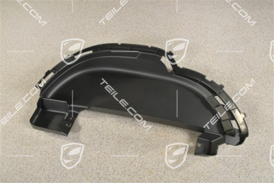 Air duct / guide / 3,0L Hybrid, Satin black, L