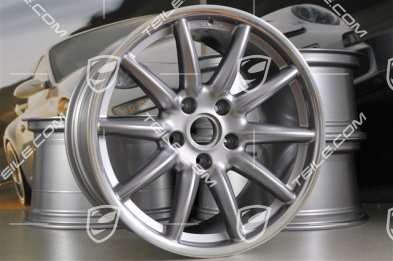 19" Komplet felg Carrera Sport, 8,5J x 19 ET55 + 11,5J x 19 ET50, GT Silver.