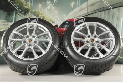 19" Sommerräder Satz "Panamera S", Felgen 9J x 19 ET64 + 10,5 J x 19 ET62 + Pirelli Sommerreifen 265/45 R19 + 295/40 R19