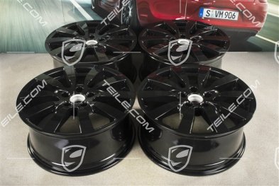 20-inch Cayenne SportDesign II wheel set, 9J x 20 ET57, black high gloss