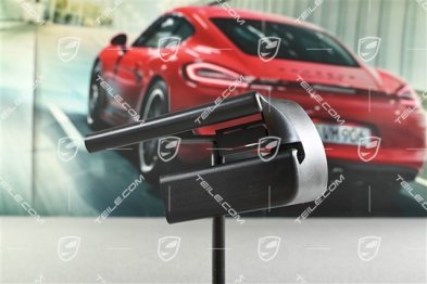 Abdeckschiene für Vordersitz manuell einstellbar, Schwarz, L
