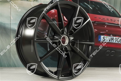 20" Felge Carrera S, 8,5J x 20 ET53 in Schwarz Seidenmatt