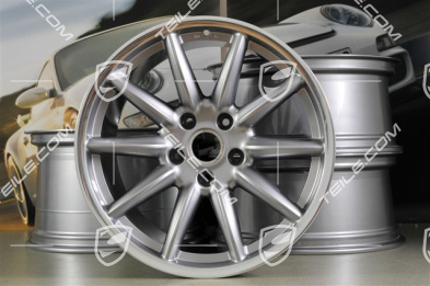 19" Komplet felg Carrera Sport, 8,5J x 19 ET55 + 11,5J x 19 ET50, GT Silver.