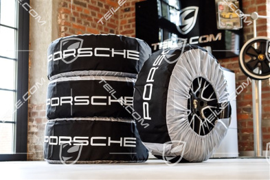 Porsche Classic Rädertaschen / Reifentaschen-Set, Größe L, für 356 / 911 F/G/964/993/996/997 / Boxster/Cayman 986/987 / 914/924/928/944/959/968