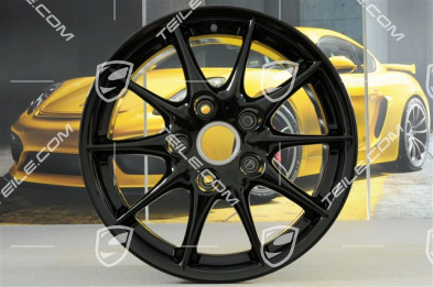 17-inch Carrera II wheel set mod. 2002, 7J x 17 ET50 + 9J x 17 ET55, black high gloss