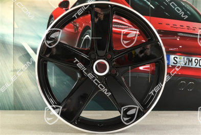 19-inch wheel rim Macan Sport Classic, 8,5J x 19 ET21, black high gloss