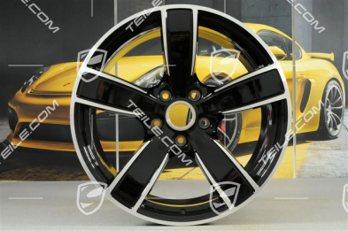 20-inch wheel rim Carrera Sport, 10,5J x 20 ET47, black high gloss
