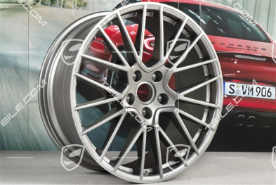 21" Felga Cayenne RS Spyder, 9,5J x 21 ET46, Platinum satynowy półmat
