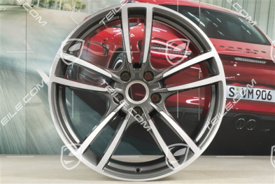 21" Felga Cayenne Turbo, 11J x 21 ET49, Titanium