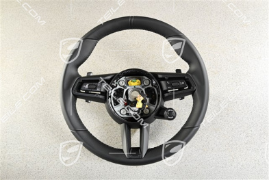 PDK, Multifunction steering wheel, Black Leather Sport Chrono Package Plus