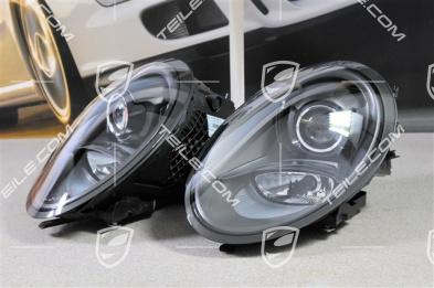 BiXenon Scheinwerfer, Innenblende in Schwarz, Turbo/GT3, Satz (L+R)