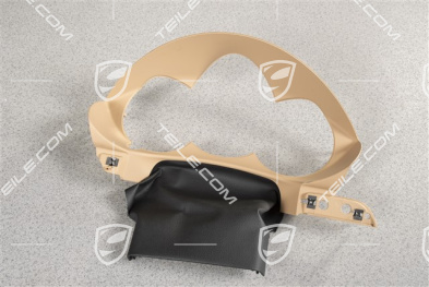 Instrument cluster cover, Luxor Beige