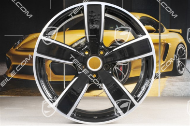 22-inch wheel rim, Sport Classic, 10J x 22 ET48, black high gloss