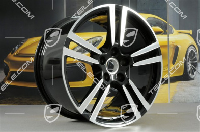 20" Felga Turbo II, 11J x 20 ET68, czarny wysoki połysk
