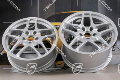 19-inch Carrera S II (Facelift) wheel set, 8J x 19 ET57 + 11J x 19 ET51, for C4 / C4S / Targa4 / Targa4S