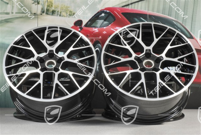 20-inch alloy wheel RS-Spyder Design, 9J x 20 H2 ET 26 + 10J x 20 H2 ET19, black high gloss