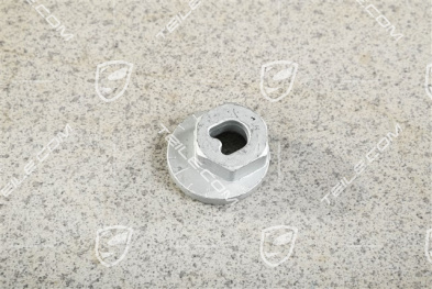 Rear axle, eccentric washer / nut