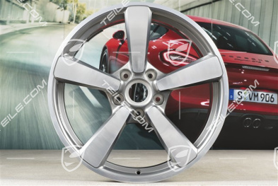 20-inch Carrera Exclusive wheel rim, 8,5J x 20 ET53, Platinum Silver