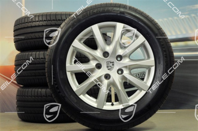 18" Komplet kół letnich Cayenne, felgi 8J x 18 ET53 + opony Michelin 255/55 R18